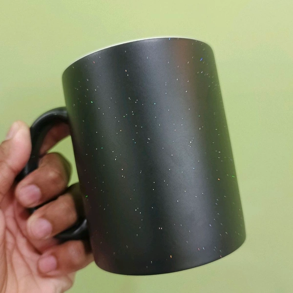 Print X Customized Sparkle Magic Mug - 11OZ, Black
