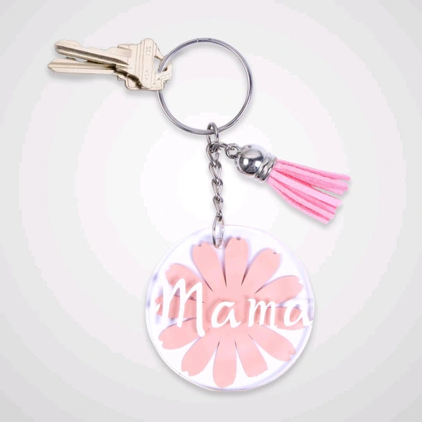 Customized Acrylic Glass Keychain 
