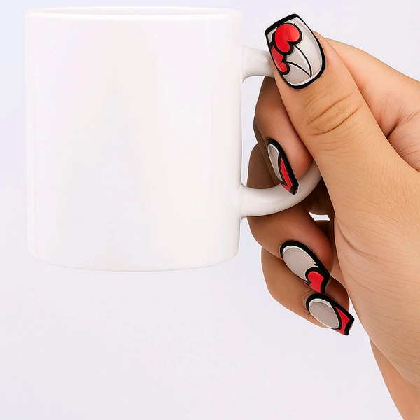 PRINT X Customized Mini Mug - 6 OZ(7cm), White