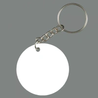 Print X Customized Photo Printed Keychain - Round, White