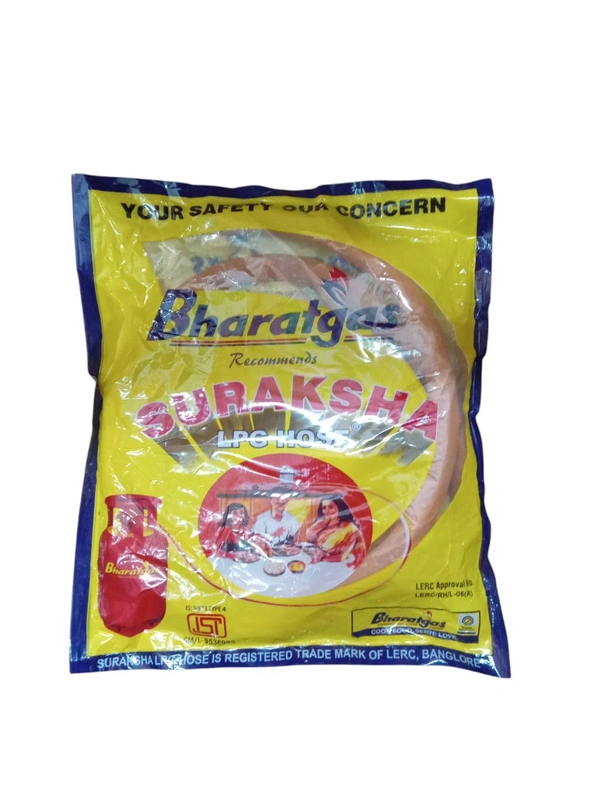 BHARAT GAS, SURAKSHA LPG HOSE.  1PAC.