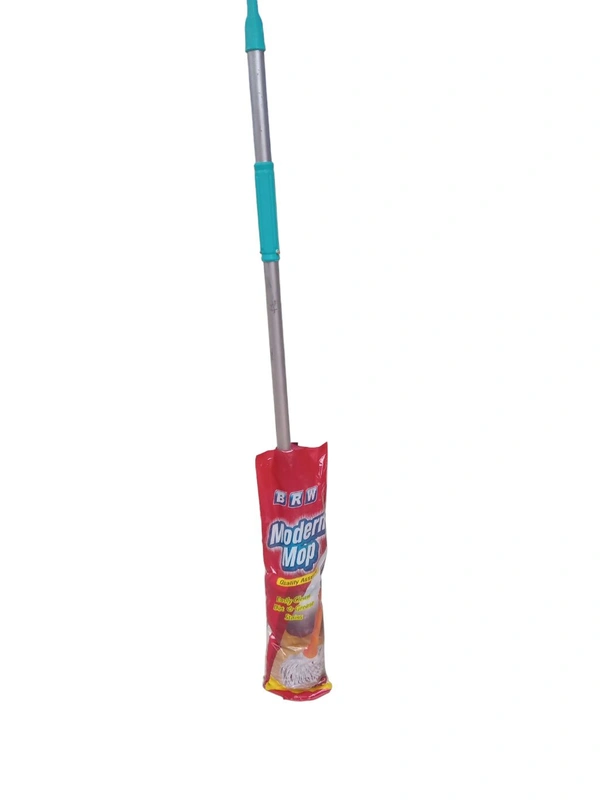 BRW MORDERN MOP. (ADJUSTABLE MOP & LONG HANDLE.) 1 NOS.