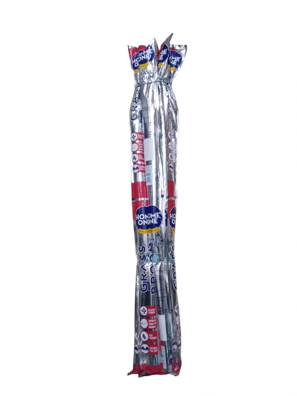 HOME ONE ESSENTIAL'S GRASS BROOM, 320GM. 1NOS.