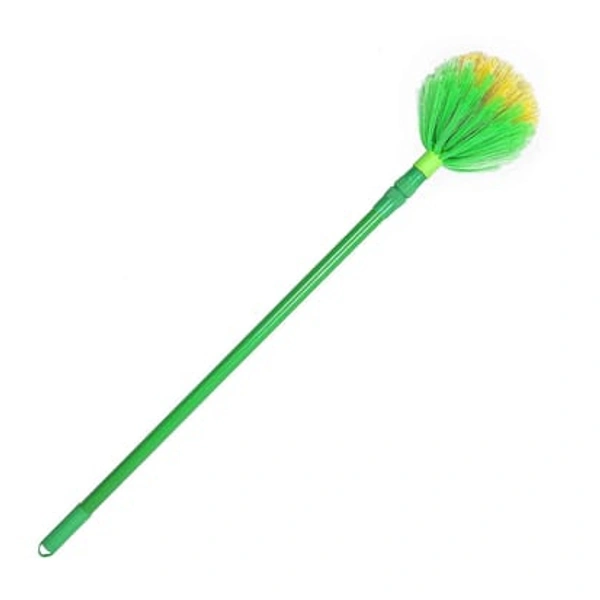 HOME ONE ESSENTIAL'S JALA BROOM WITH LONG EXTENDABLE HANDLE FOR ROOF CORNER JALA CLEANING PLASTIC WET AND DRY BROOM (GREEN, RED, YELLOW, BLUE.) 1NOS.