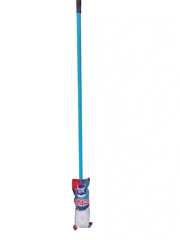 HOME ONE ESSENTIALS COTTON DORI MOP. 95CM LONG. (MOP + LONG HANDLE.) 1NOS.