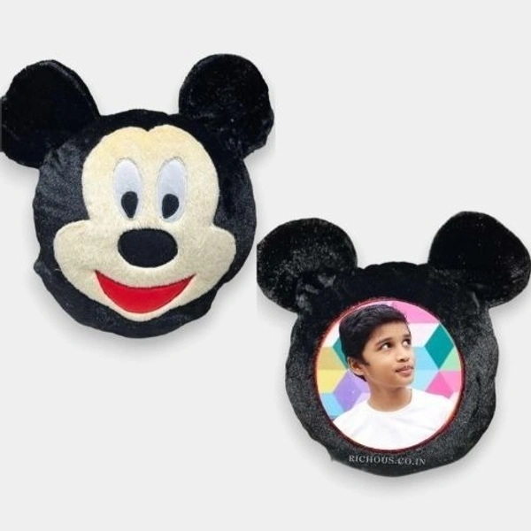 Mehra Gift House Personalized Cartoon Face Pillow with Your Kids Photo
