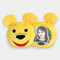 Mehra Gift House Personalized Cartoon Face Pillow with Your Kids Photo