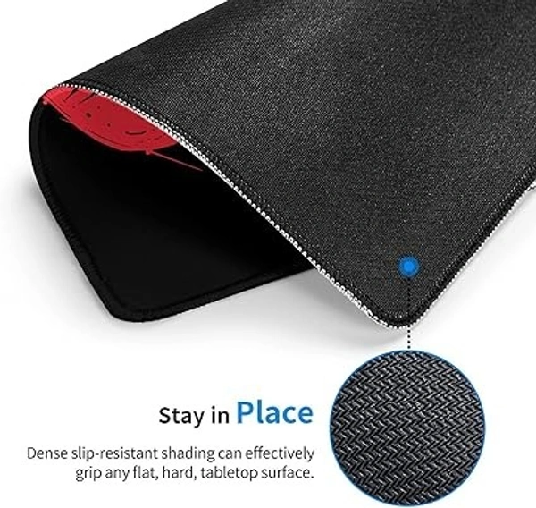 Mehra Gift House Creative Singapore Patriot Skull National Flag Mouse Pad 10 X 12 in Computer Mouse Mat with Anti-Slip Rubber Base for Office Laptop