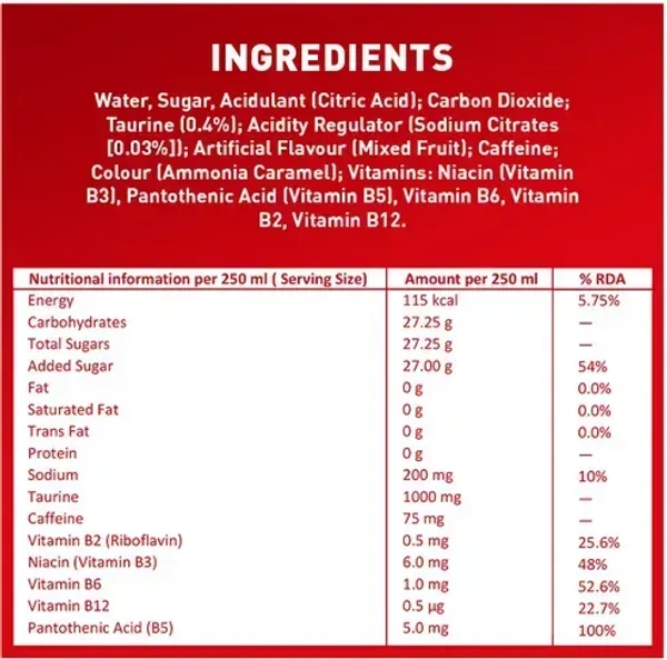 Hell Energy Classic Energy Drink (250 ml, Classic Flavored)