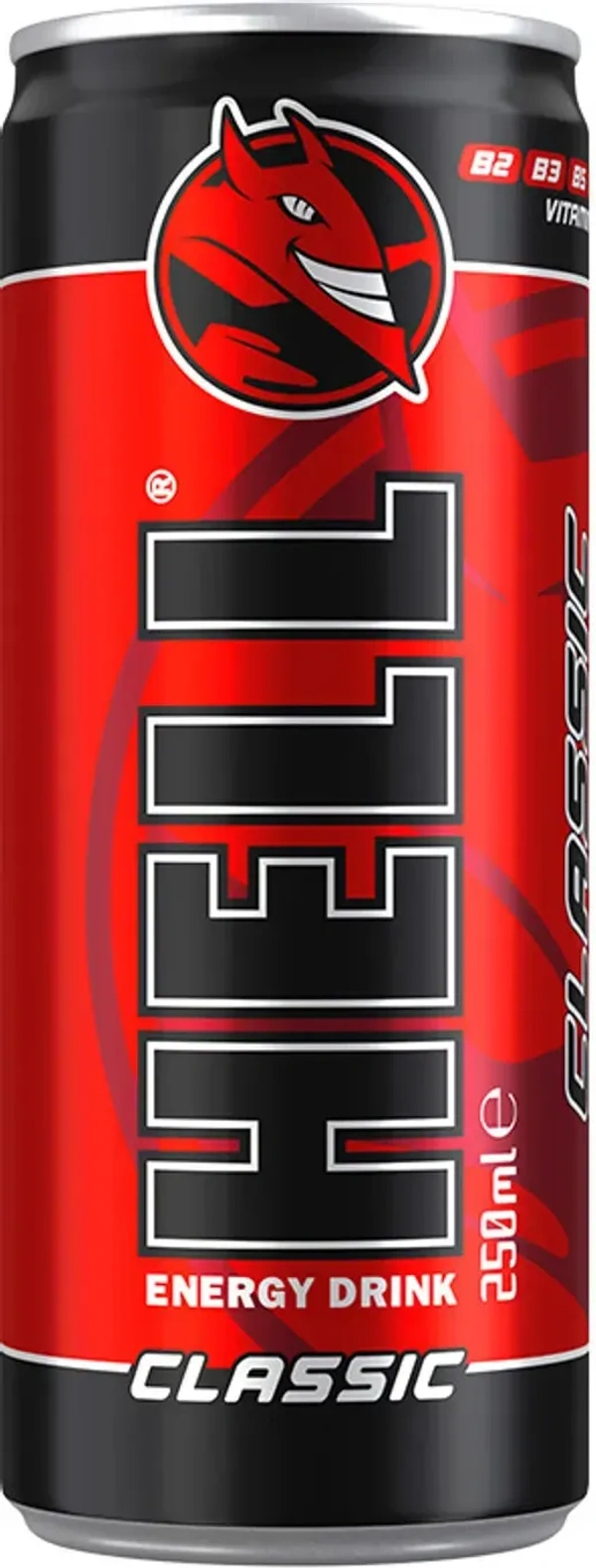 Hell Energy Classic Energy Drink (250 ml, Classic Flavored)