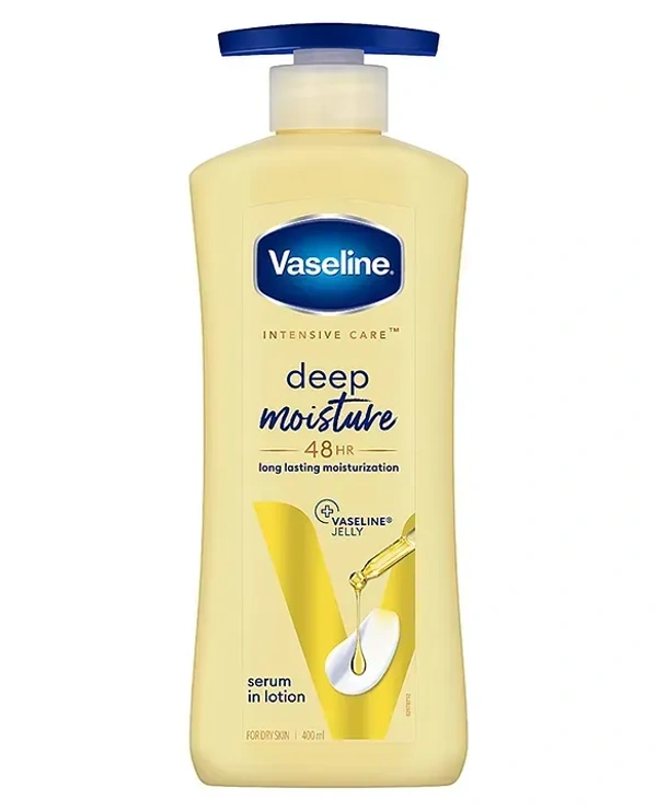 Vaseline Deep Moisture Serum In Lotion Enriched with Glycerin for Nourished Soft Skin - 400 ml - 400ml, 2