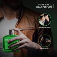 Wild Stone Forest Spice EDP Premium Perfume for Men, 100 Ml | Long-lasting Eau De Parfum | Luxury Fragrances | Woody Masculine Men perfume