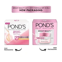 POND'S Bright Beauty Day Cream 35 g, Non-Oily, Mattifying Daily Face Moisturizer, SPF 15 - With Niacinamide to Lighten Dark Spots for Glowing Skin