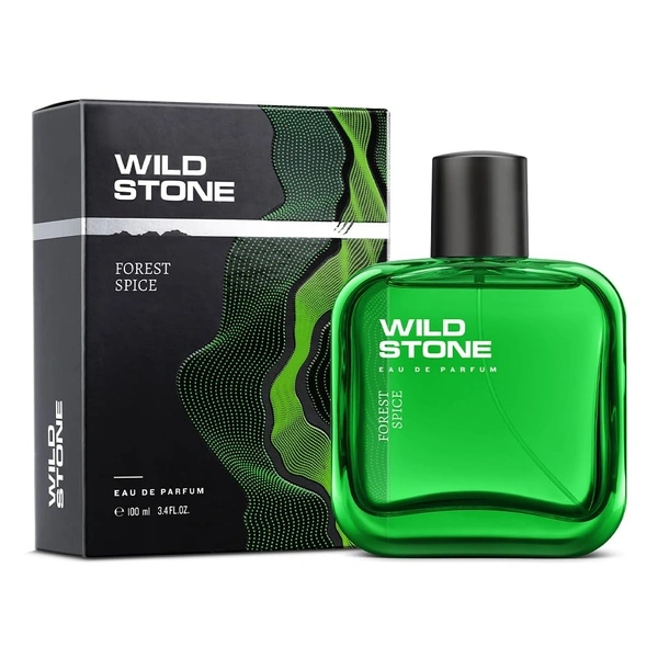 Wild Stone Forest Spice EDP Premium Perfume for Men, 100 Ml | Long-lasting Eau De Parfum | Luxury Fragrances | Woody Masculine Men perfume