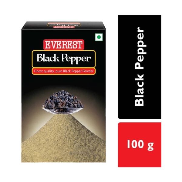 EVEREST Black Pepper- Kali Mirch Powder - 100 GM