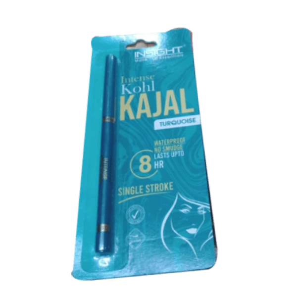 Intense Kohal Kajal - Turquoise - Waterproof - No Smudge - Lasts Up to 8 Hours
