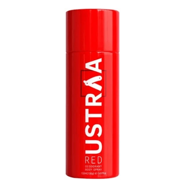 Ustraa Deodorant Body Spray Red For Men - 150 ML