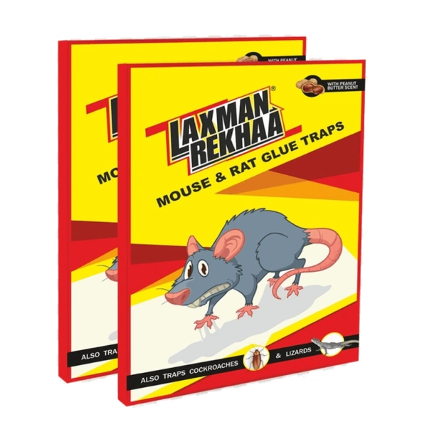 Laxman Rekha Mouse & Rat Glue Traps - Pack of 2
