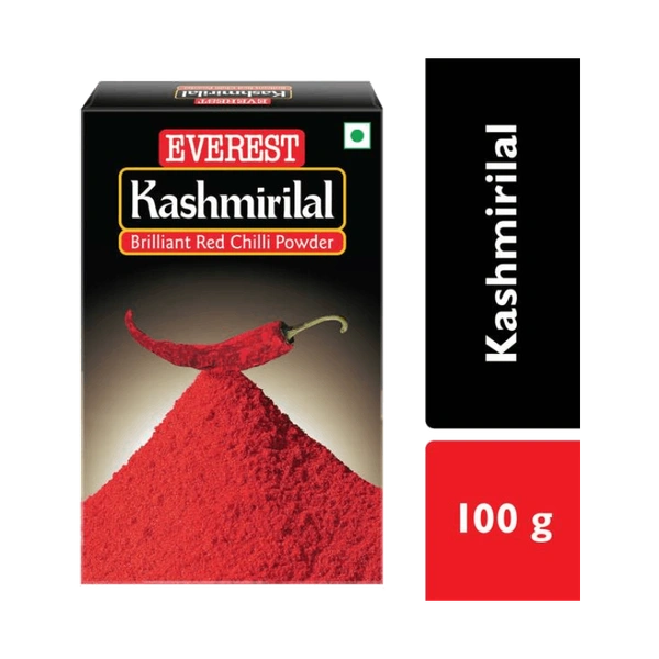 EVEREST Kashmirilal Chilli Powder - Lal Mirch - 100 GM