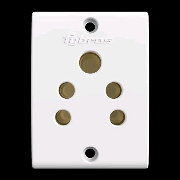 Polycarbonate FYBROS - ZINE- 6 AMP 3 PIN SOCKET