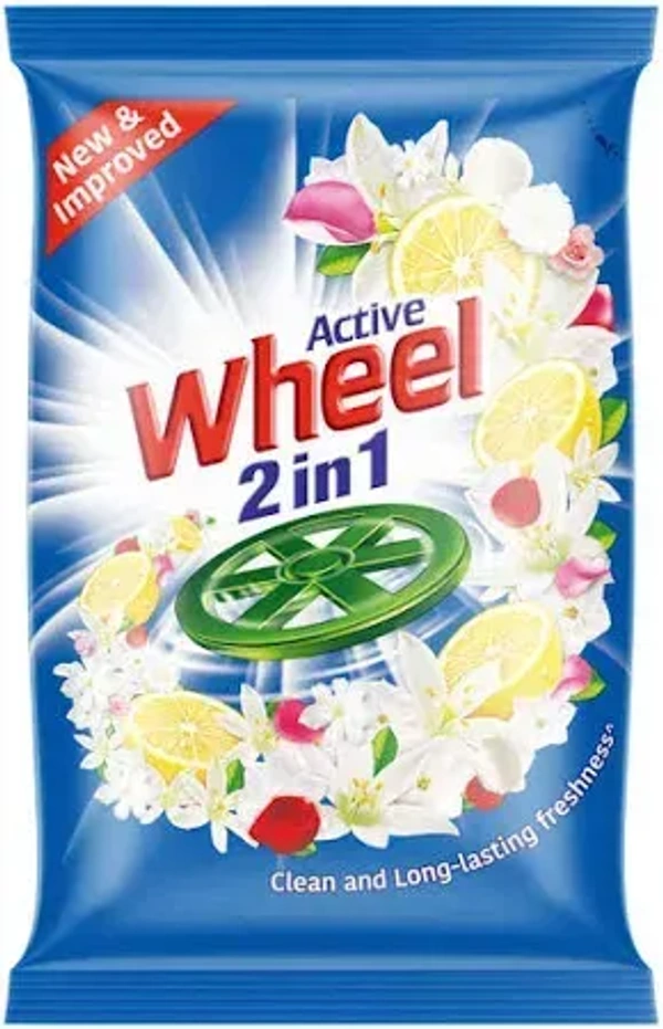 Wheel 2 in 1 Clean & Fresh Detergent Powder - 1kg