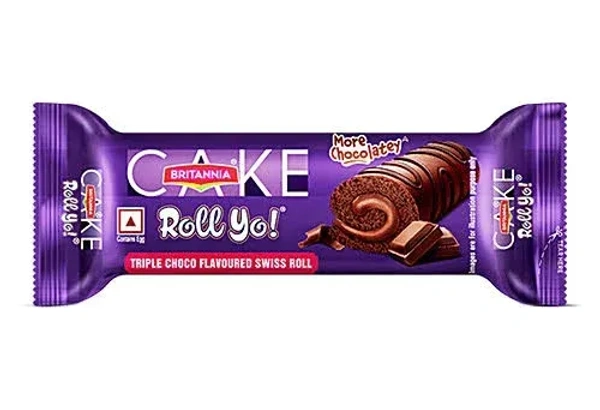 Britannia Cake Roll Yo! Triple Choco Swiss Roll