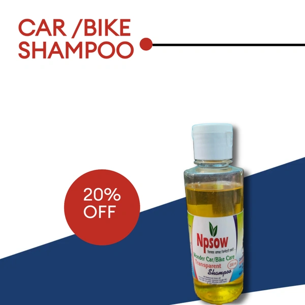 TRANSPARENT CAR /BIKE SHAMPOO 200ML
