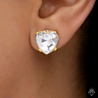 Tarnish Solitaire Necklace Set With Earrin