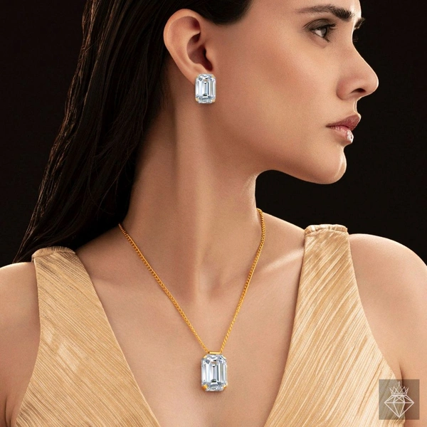 Royal Crystal Pendant Set
