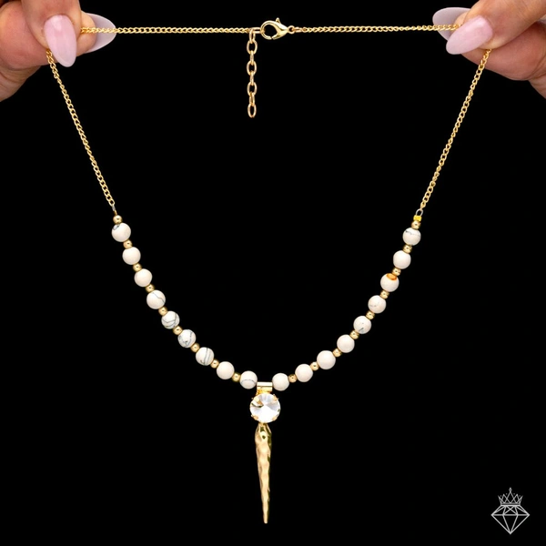 Anti-Tarnish Necklace Set With Earrings
