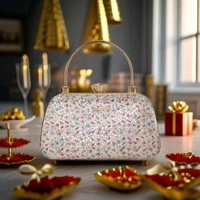 Altair Party Gold Silver Clutch 