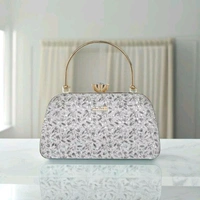 Altair Party Gold Silver Clutch 