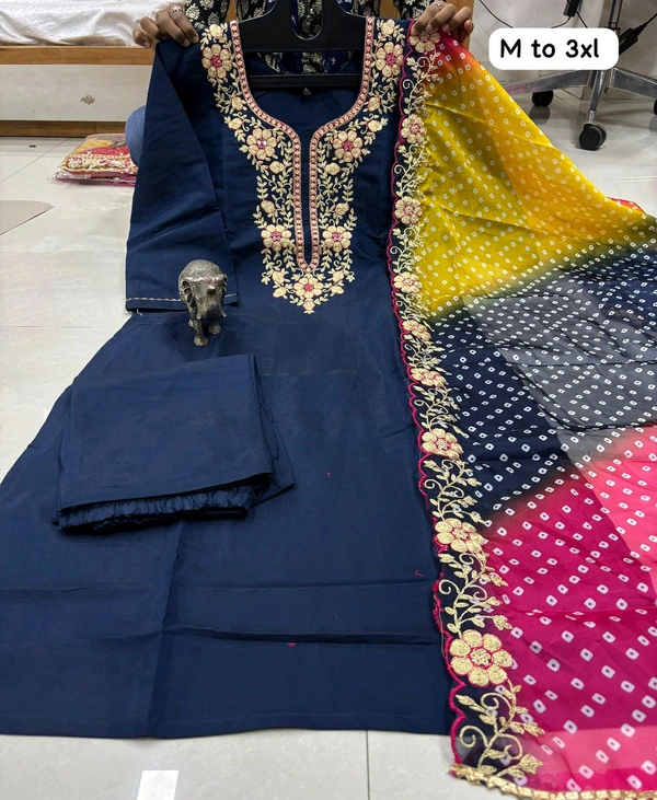 Kurti Pant  Dupatta Set 