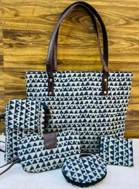Ikkat  Bag 5 Piece Combo
