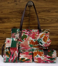 Ikkat  Bag 5 Piece Combo