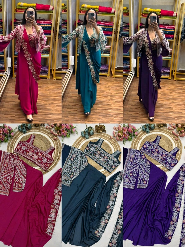 Saree With Jacket