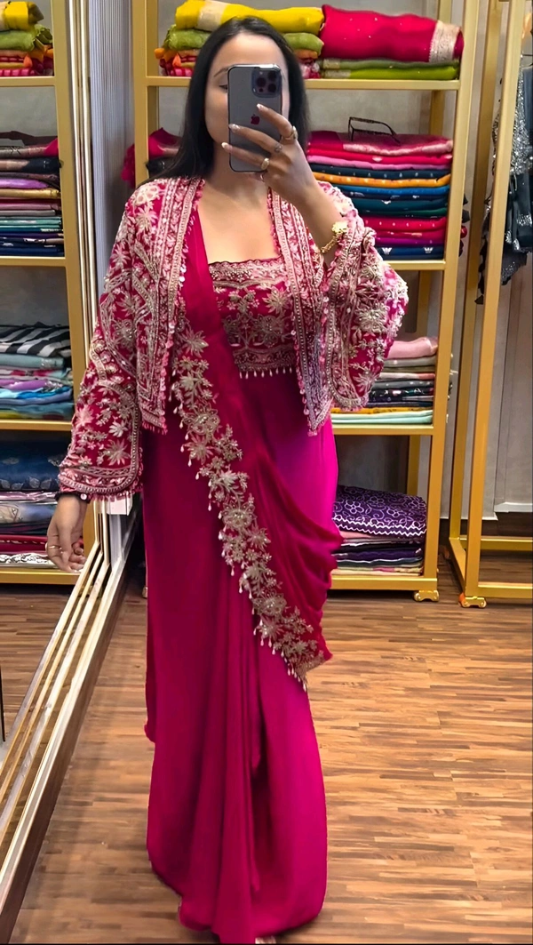 Saree With Jacket