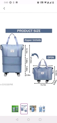 Duffle Bag With Wheels