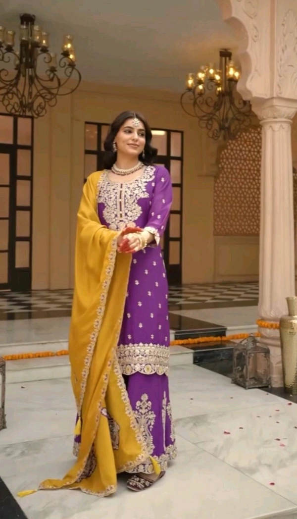 Premium Kurti Plazzo Dupatta 