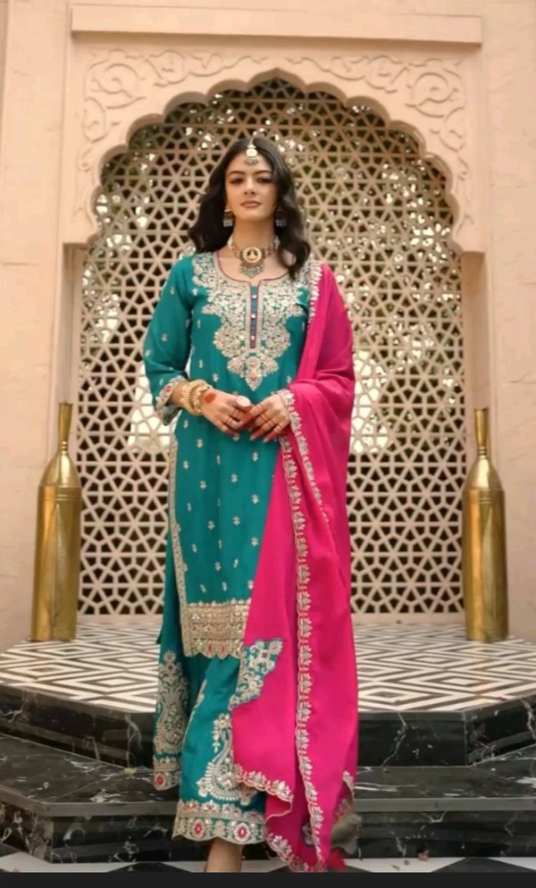 Premium Kurti Plazzo Dupatta 