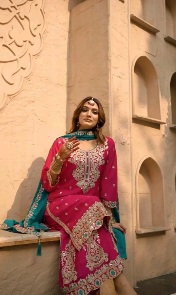 Premium Kurti Plazzo Dupatta 