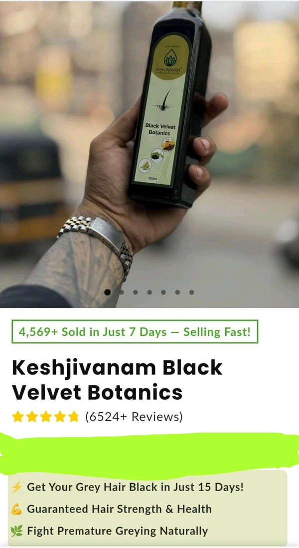 Keshjivnam  Black Magic Oil 