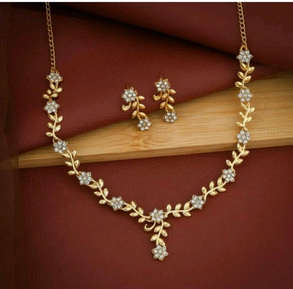 Rose Gold Brass Necklace 