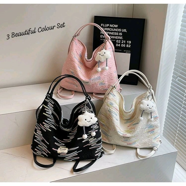 Imported  Sling Bag With Key Chain 