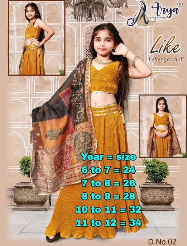 Lehenga Choli For Girls 