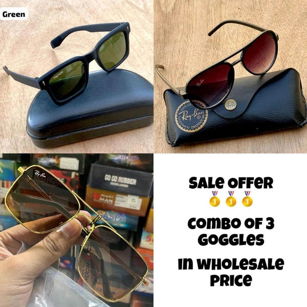 Rayban Sunglasses (3 Piece Combo)
