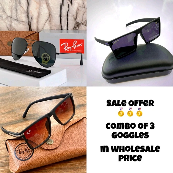 Rayban Sunglasses (3 Piece Combo)