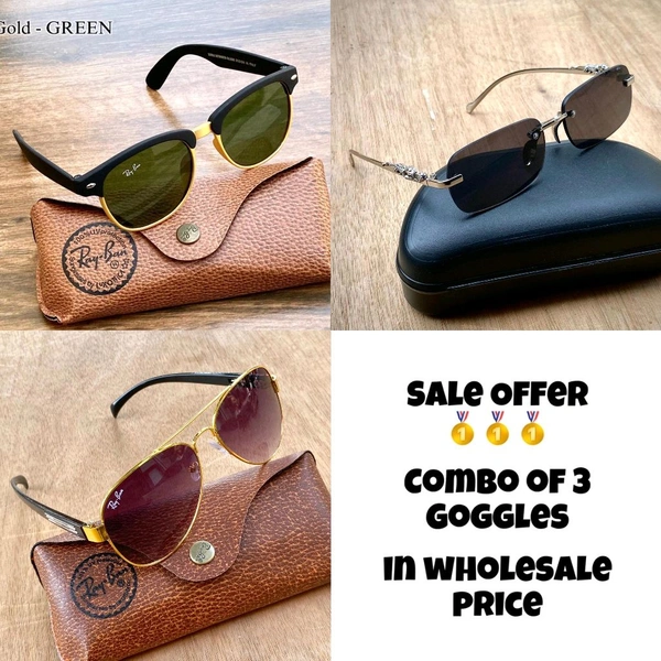 Rayban Sunglasses (3 Piece Combo)