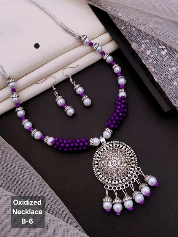 Oxidised Necklace Set 