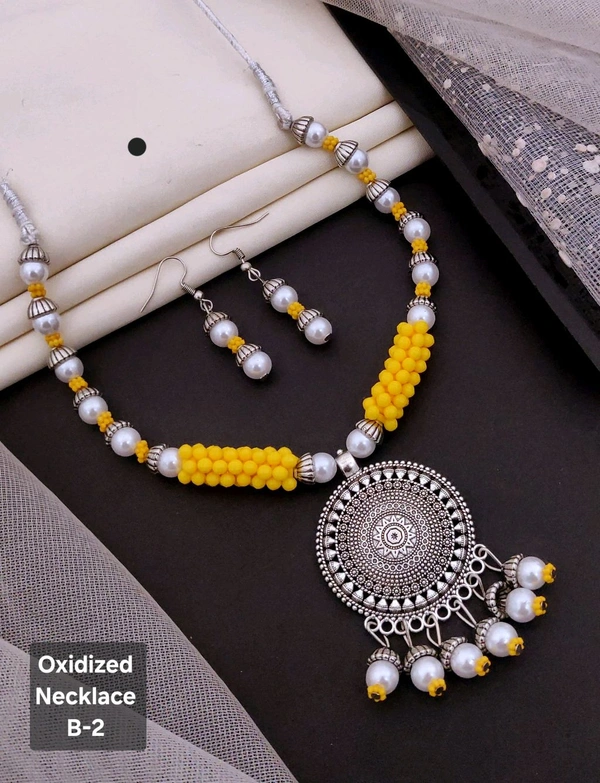 Oxidised Necklace Set 